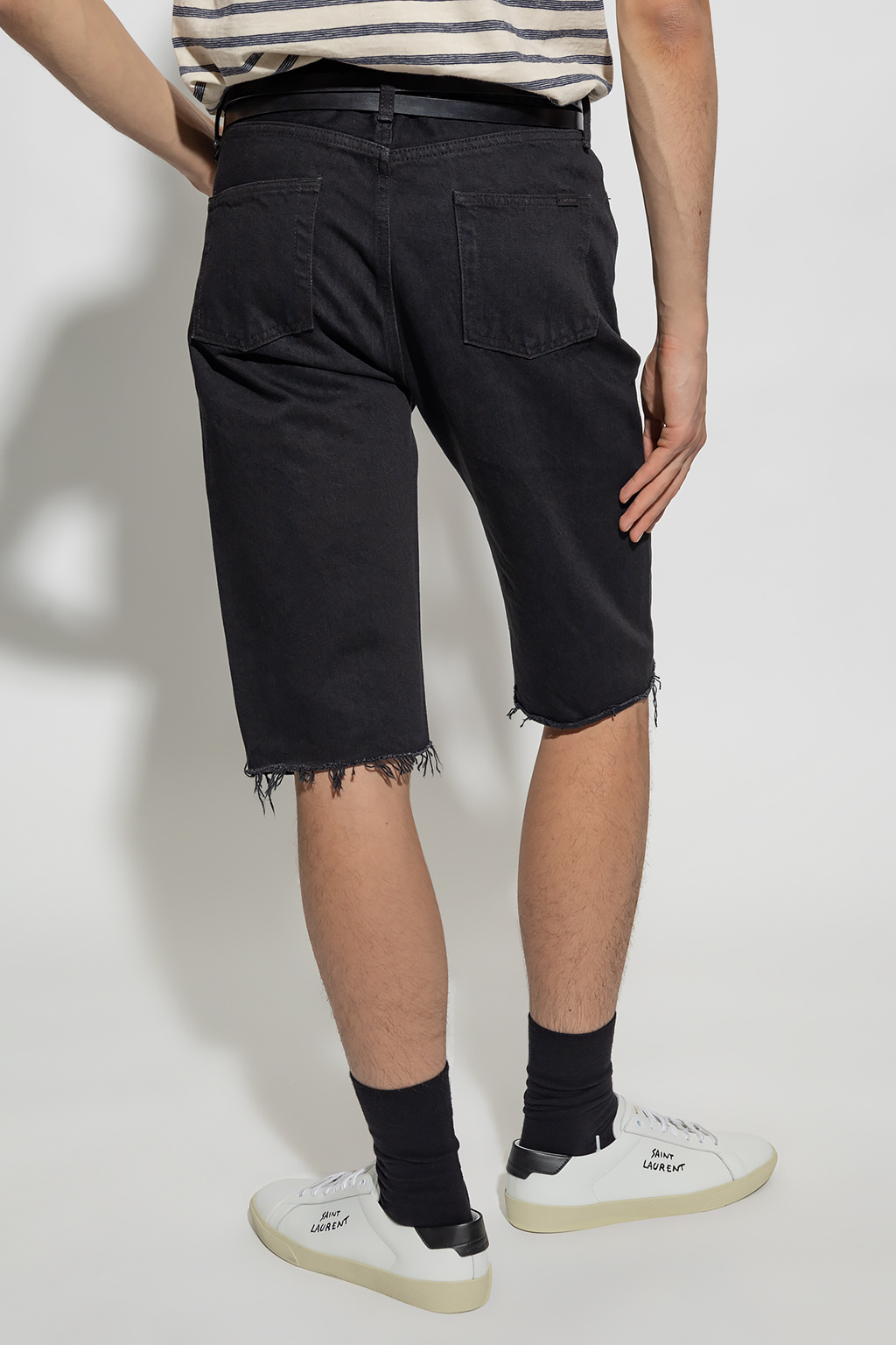 Saint laurent denim store shorts